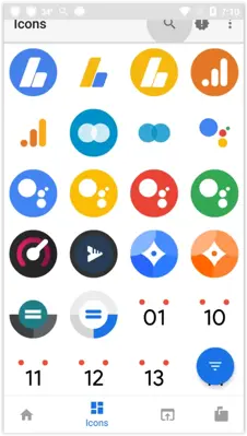 Resicon Pack - Flat android App screenshot 1